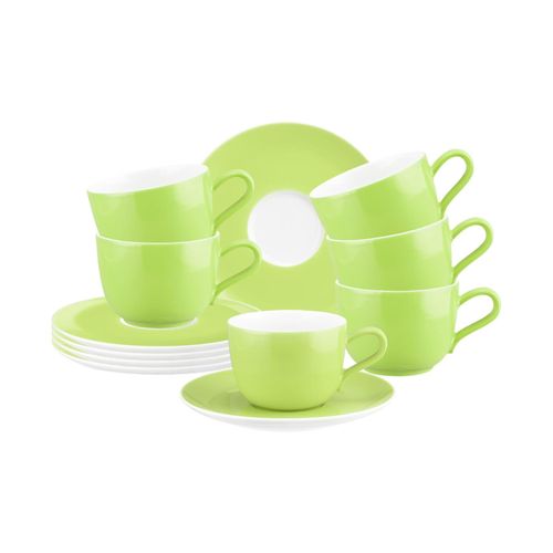 4262487297816 - Kaffeetassen mit Untertassen Liberty Pure Colors 260 ml 6er Set