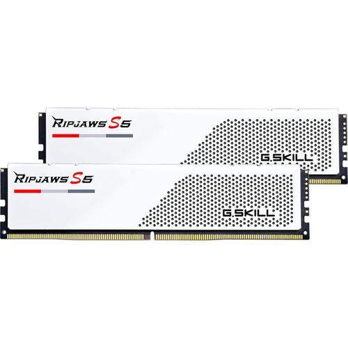 4713294232151 - 64GB (2x32GB) Ripjaws S5 White DDR5-6000 CL30 ram Speicher Kit (F5-6000J3040G32GX2-R) - Gskill 4713294232151 - 64GB (2x32GB) Ripjaws S5 White DDR5-6000 CL30 ram Speicher Kit (F5-6000J3040G32GX2-R) - Gskill