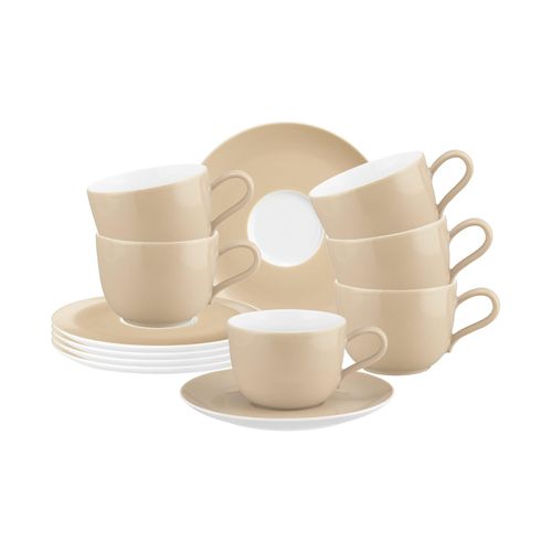 4262487297786 - Kaffeetassen mit Untertassen Liberty Pure Colors 260 ml 6er Set