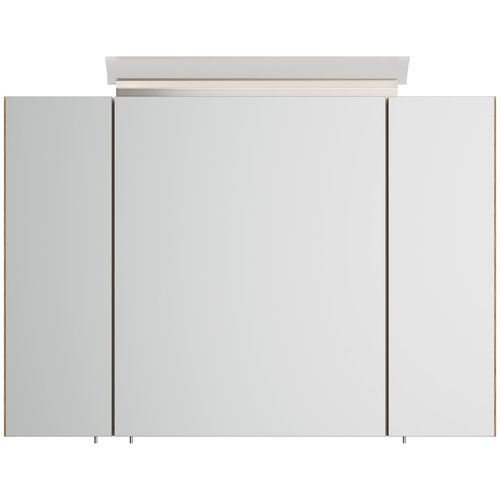 4251982674352 - Spiegelschrank 90cm inkl Design LED-Lampe und Glasböden weiss hochglanz 4251982674352 - Spiegelschrank 90cm inkl Design LED-Lampe und Glasböden weiss hochglanz