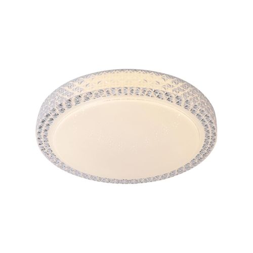 4004353356223 - BRILLIANT Badria LED Wand- und Deckenleuchte 58cm weiß InnenleuchtenDeckenleuchten-funktional 1x 60W LED integriert (Lichtstrom 4800lm Lichtfarbe 3000-6000K) Steuerbar über Fernbedienung   S
