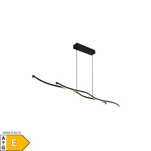 9007371475117 - LED Pendelleuchte Metall Schwarz L 1104 cm 9007371475117 - LED Pendelleuchte Metall Schwarz L 1104 cm