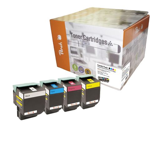 7640162830317 - L54 4 Toner XL (bk c m y) ersetzt Lexmark C544X2 für zB Lexmark C 544 DN Lexmark C 544 DTN Lexmark C 544 DW Lexmark C 544 N (wiederaufbereitet)