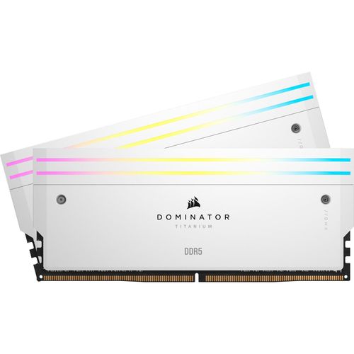 0840006679226 - Dominator Titanium DDR5-7200 - 48GB - CL36 - Dual Channel (2 Stück) - Unterstützt Intel XMP - Weiß mit RGB 0840006679226 - Dominator Titanium DDR5-7200 - 48GB - CL36 - Dual Channel (2 Stück) - Unterstützt Intel XMP - Weiß mit RGB