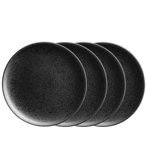 9010933062380 - Speiseteller-Set Steinzeug Essential Schwarz