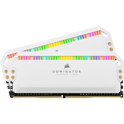 0840006662396 - Dominator Platinum RGB DDR5-5200 - 32GB - CL40 - Dual Channel (2 Stück) - Unterstützt Intel XMP - Weiß mit RGB 0840006662396 - Dominator Platinum RGB DDR5-5200 - 32GB - CL40 - Dual Channel (2 Stück) - Unterstützt Intel XMP - Weiß mit RGB