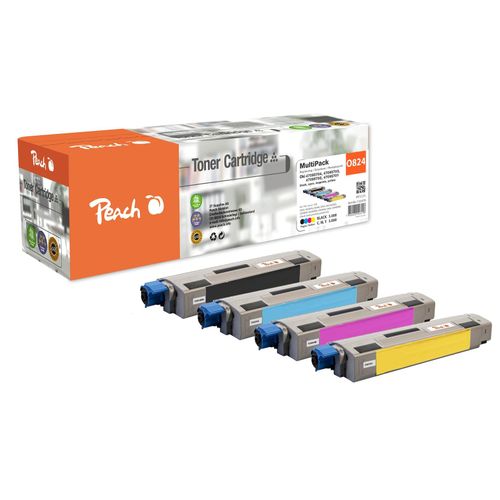 7640460546118 - O47095701-4 4 Toner (bk c m y) ersetzt OKI No 47095701-4 für zB OKI C 834 DN OKI C 834 OKI C 824 dn OKI C 824 n OKI C 824