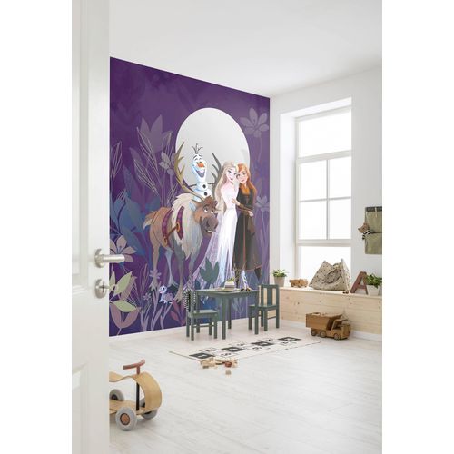 4055065410925 - Fototapete KOMAR Digitaldruck Vlies - Frozen Full Moon Hike - Größe 200 x 250 cm bunt Rollen Vlies Tapeten Kinderzimmer