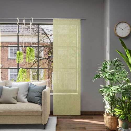 4006470481390 - Schiebegardine NEUTEX FOR YOU Libre-ECO Gr 1 grün B60cm H245cm Jacquard Polyester Gardinen 60 x 245 cm (B x H) 4006470481390 - Schiebegardine NEUTEX FOR YOU Libre-ECO Gr 1 grün B60cm H245cm Jacquard Polyester Gardinen 60 x 245 cm (B x H)