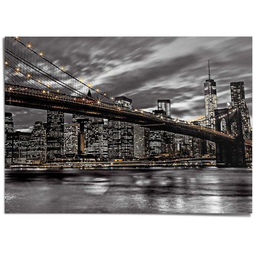 8714597388350 - Poster REINDERS New York schwarz (farbe bild(er) schwarz weiß) B140cm H100cm T01cm Papier Bilder 8714597388350 - Poster REINDERS New York schwarz (farbe bild(er) schwarz weiß) B140cm H100cm T01cm Papier Bilder