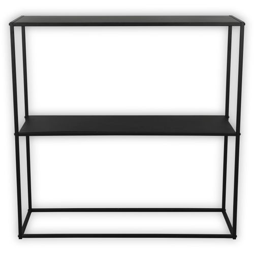 4251820306728 - Konsolentisch MIRRORS AND MORE ALEXIS schwarz (schwarz schwarz schwarz) B80cm H80cm T27cm Tische schwarzes Metallgestell 4251820306728 - Konsolentisch MIRRORS AND MORE ALEXIS schwarz (schwarz schwarz schwarz) B80cm H80cm T27cm Tische schwarzes Metallgestell