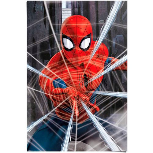 8714597629378 - Poster REINDERS Marvel Spiderman - gotcha rot (farbe bild(er) rot) B61cm H915cm T01cm Papier Bilder