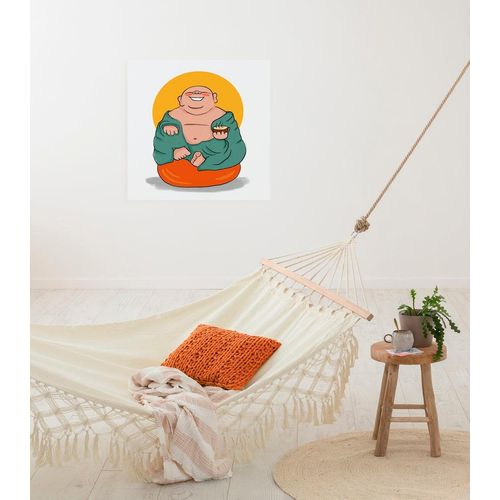 4055065031175 - Leinwandbild KOMAR Happy Buddy - Größe 60 x 60 cm bunt (farbe bild(er) bunt) B60cm Papier Holz Bilder Keilrahmenbild mi Echtholzrahmen