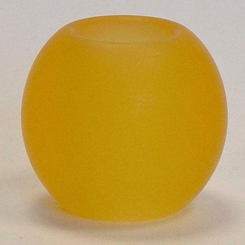 4016478083670 - Gardinenbefestigungen Ersatzteile KUTTI Acrylkugel Schlaufenkugel Ø 25 mm Gr 1 gelb Ø25cm Acryl Gardinenbefestigungen Deko für Raffrollos und Scheibengardinen