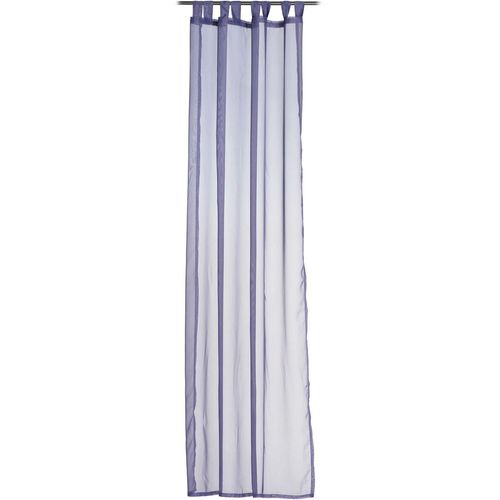 4021626242229 - Vorhang GÖZZE Sambia Schlaufenschal Gardinen Gr 255 cm Schlaufen 140 cm lila Schlaufen Gardine HxB 255x140 Voilé Uni