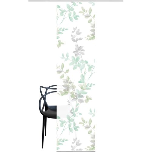 4056751483568 - Schiebegardine HEINE HOME grün (salbei weiß) B60cm H245cm Polyester Gardinen