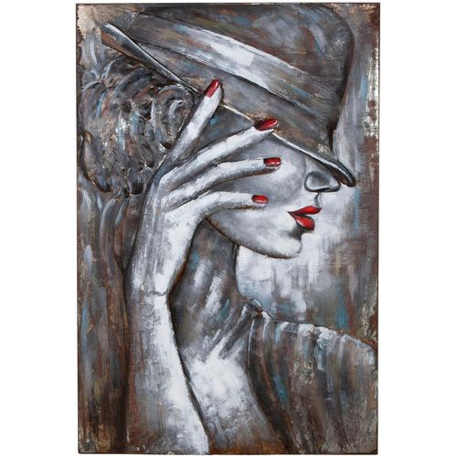 4063387384770 - Metallbild CASABLANCA BY GILDE Bild rechteckig Casablanca weiß H 120 cm weiß (farbe bild(er) weiß) B80cm H120cm T6cm Metall Bilder