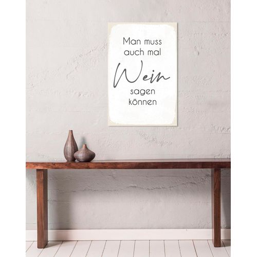 4067437338850 - Metallbild QUEENCE Wein sager Bilder Gr B H 30 cm x 45 cm Metallbild Hochformat 1 St grau Metallbilder Stahlschilder 4067437338850 - Metallbild QUEENCE Wein sager Bilder Gr B H 30 cm x 45 cm Metallbild Hochformat 1 St grau Metallbilder Stahlschilder