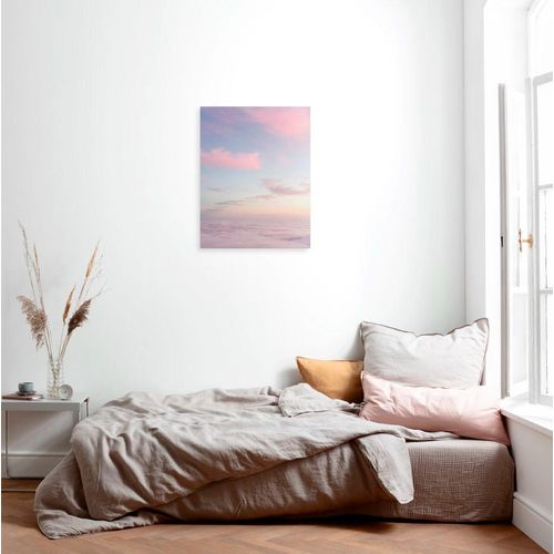 4055065030536 - Leinwandbild KOMAR Endless Rose - Größe 30 x 40 cm bunt (farbe bild(er) rosa blau lila) B30cm Papier Holz Bilder Keilrahmenbild mi Echtholzrahmen