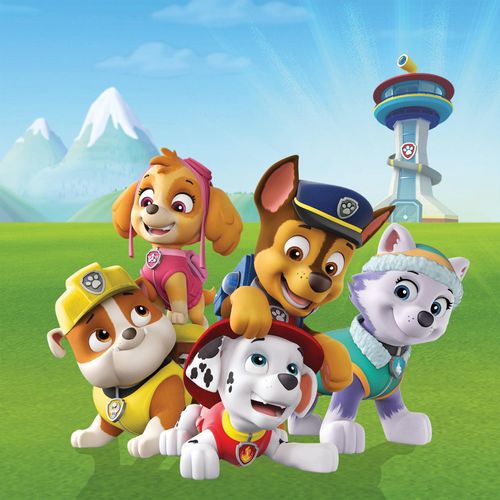 4032295091254 - Leinwandbild BÖNNINGHOFF Paw Patrol Bilder Gr B H T 35 cm x 35 cm x 18 cm Filmfiguren quadratisch 1 St bunt (grün rot blau weiß) Leinwandbilder BxH 35x35 cm