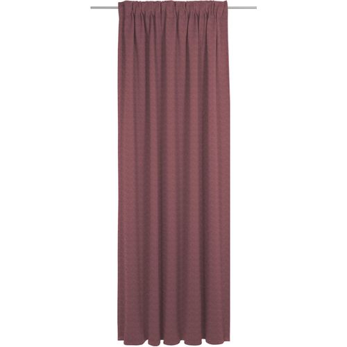 4004567446741 - Vorhang ADAM Uni Collection rot B142cm H175cm Jacquard Baumwolle (Bio-Baumwolle) Gardinen Blickdichter aus 100% Bio-Baumwolle