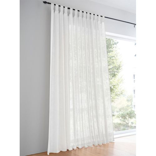 6930325796675 - Gardine HEINE HOME Gr 2 weiß (sanftes weiß) B290cm H175cm Polyester Gardinen