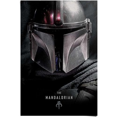 8714597588415 - Poster REINDERS Poster The Mandalorian Star Wars - Dark Side - Serie - Baby Yoda schwarz (farbe bild(er) schwarz) B61cm H915cm Papier Bilder