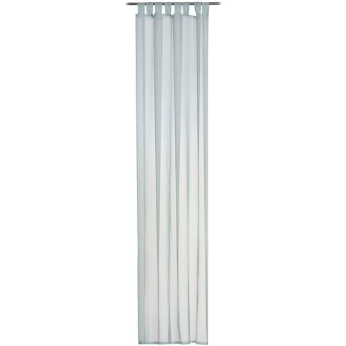 4021626023217 - Gardine GÖZZE Sambia Schlaufenschal Gr 1 grün (mint) B140cm H255cm Voile Polyester Gardinen HxB 255x140 Voilé Uni