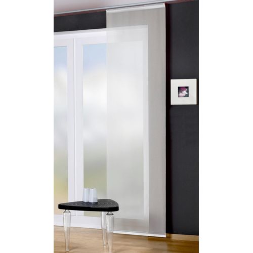 4056751295277 - Schiebegardine HOME WOHNIDEEN ROM Gr 1 weiß B60cm H245cm Polyester Gardinen HxB 245x60