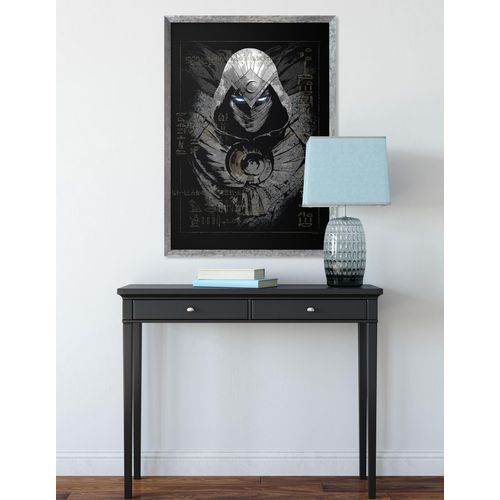 4055065195112 - Wandbild KOMAR Moon Knight Darkness Ahead schwarz (farbe bild(er) schwarz weiß) Disney 1 Stk Vlies Bilder 40 x 50 cm (Breite x Höhe) - Kinderzimmer Dekoration