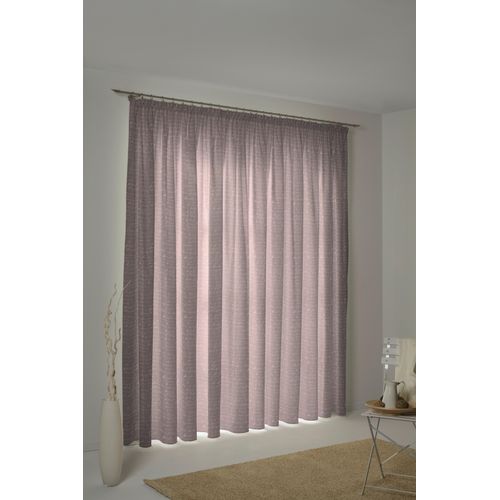 4004567293017 - Vorhang ADAM Scribble lila (lila naturweiß) B145cm H145cm Jacquard Baumwolle (Bio-Baumwolle) Leinen Gardinen aus Leinen und Bio-Baumwolle