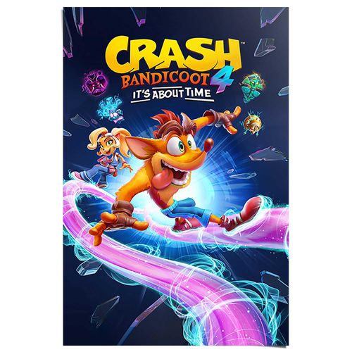 8714597637892 - Poster REINDERS Crash Bandicoot 4 - ride bunt (farbe bild(er) bunt) B61cm H915cm T01cm Papier Bilder