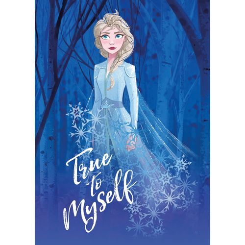 4055065165283 - Bild KOMAR Frozen 2 Elsa true to myself bunt (farbe bild(er) bunt) B50cm H70cm Holz Papier Bilder Wandbild zur Dekoration im Kinderzimmer - ohne Rahmen