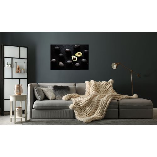 4047809884949 - Acrylglasbild QUEENCE Eila Bilder Gr B H 70 cm x 50 cm Acrylglasbild Essen Querformat 1 St grün Acrylglasbilder