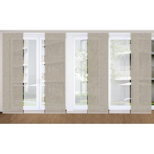 4056751444392 - Schiebegardine HOME IN GREEN ESTRA Gr 1 grau (taupe) B60cm H245cm Polyester Gardinen SET DIGITALDRUCKBAMBUSOPTIK RECYCELT 4056751444392 - Schiebegardine HOME IN GREEN ESTRA Gr 1 grau (taupe) B60cm H245cm Polyester Gardinen SET DIGITALDRUCKBAMBUSOPTIK RECYCELT