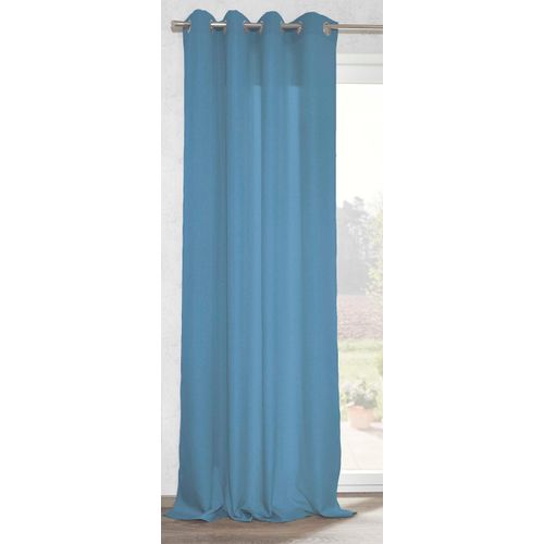 4025358033988 - Vorhang MY HOME Velonia blau (mittelblau) B140cm H245cm Polyester Gardinen stilvoll funktional und pflegeleicht 4025358033988 - Vorhang MY HOME Velonia blau (mittelblau) B140cm H245cm Polyester Gardinen stilvoll funktional und pflegeleicht