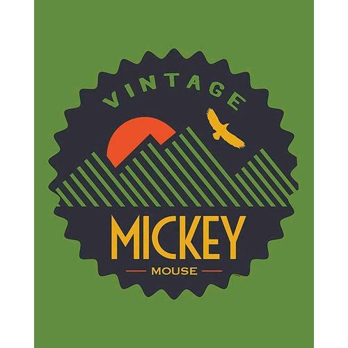 4055065161346 - Bild KOMAR Mickey Mouse Vintage bunt (farbe bild(er) bunt) B40cm H50cm Holz Papier Bilder Wandbild zur Dekoration im Kinderzimmer - ohne Rahmen