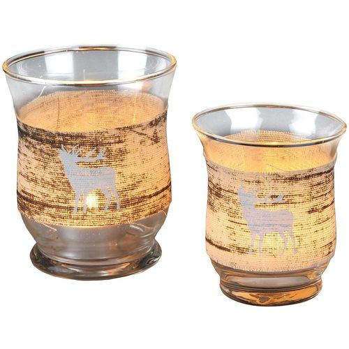 4050223251068 - Teelichthalter Xmas Weihnachtsdeko Kerzenhalter Gr H 9 cm braun Windlichter Laternen 4050223251068 - Teelichthalter Xmas Weihnachtsdeko Kerzenhalter Gr H 9 cm braun Windlichter Laternen
