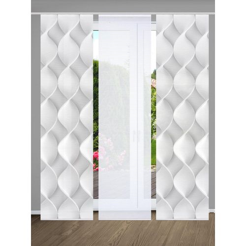 4056751437868 - Schiebegardine HOME IN GREEN LAMIRA Gr 1 grau B60cm H245cm Polyester Gardinen SET DIGITALDRUCKBAMBUSOPTIK RECYCELT 4056751437868 - Schiebegardine HOME IN GREEN LAMIRA Gr 1 grau B60cm H245cm Polyester Gardinen SET DIGITALDRUCKBAMBUSOPTIK RECYCELT