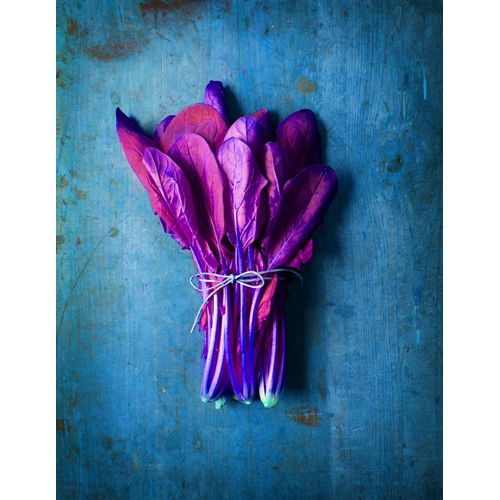 4047809884857 - Acrylglasbild QUEENCE Eika Bilder Gr B H 70 cm x 50 cm Acrylglasbild Strand Hochformat 1 St lila Acrylglasbilder