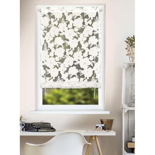 4005241864486 - Vorhang Juana Gr 1 weiß B60cm H130cm Polyester Gardinen Fertigschal