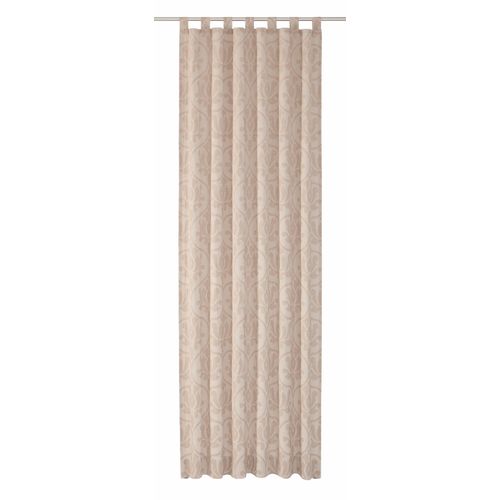 4004567066024 - Vorhang WIRTH Medina Gardinen Gr 145 cm Schlaufen 135 cm beige Schlaufen Gardine