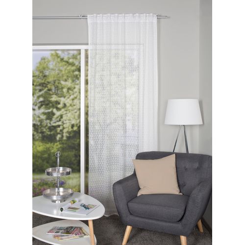 4056751489591 - Vorhang HOME WOHNIDEEN PANILIA Gr 1 weiß (wollweiß) B140cm H145cm Wirkware Polyester Gardinen Kombibandschal PANILIA mit Raschelspitze 4056751489591 - Vorhang HOME WOHNIDEEN PANILIA Gr 1 weiß (wollweiß) B140cm H145cm Wirkware Polyester Gardinen Kombibandschal PANILIA mit Raschelspitze