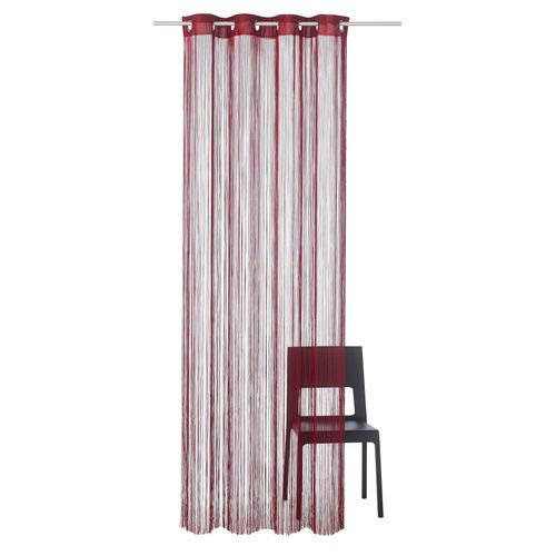 4005385831023 - Fadenvorhang WECKBRODT Leon Gr 3 rot (bordeaux) B148cm H160cm Polyester Gardinen Fadengardine Insektenschutz transparent kürzbar Store 4005385831023 - Fadenvorhang WECKBRODT Leon Gr 3 rot (bordeaux) B148cm H160cm Polyester Gardinen Fadengardine Insektenschutz transparent kürzbar Store