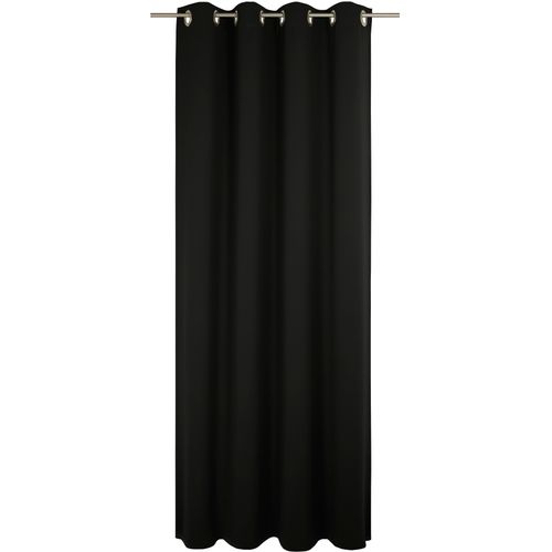 4004567254391 - Vorhang WIRTH Newbury Gr 1 schwarz Gardinen 145cm Ösen 130cm Baumwolle Polyester B130cm H145cm 4004567254391 - Vorhang WIRTH Newbury Gr 1 schwarz Gardinen 145cm Ösen 130cm Baumwolle Polyester B130cm H145cm