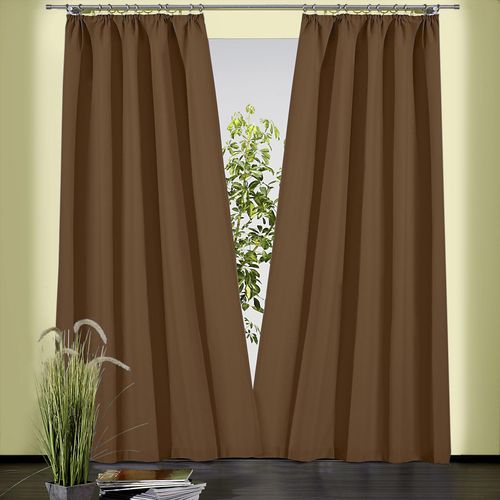 4005385827798 - Vorhang WECKBRODT Sento Gardinen Gr 180 cm Kräuselband 135 cm braun (kastanie) Kräuselband Gardine Gardine blickdicht Baumwolle matte Struktur unifarben 4005385827798 - Vorhang WECKBRODT Sento Gardinen Gr 180 cm Kräuselband 135 cm braun (kastanie) Kräuselband Gardine Gardine blickdicht Baumwolle matte Struktur unifarben