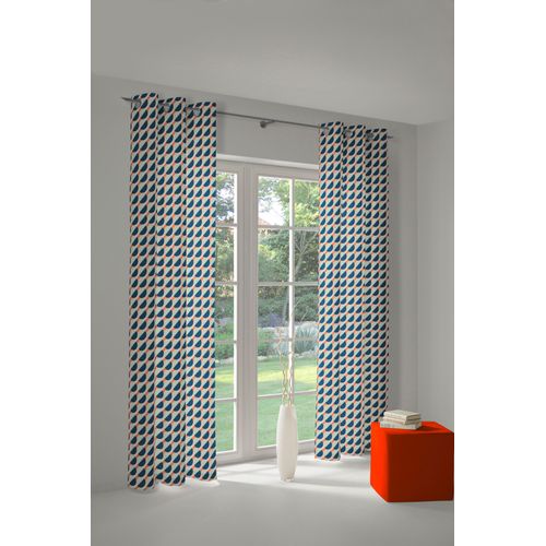 4004567284220 - Vorhang ADAM Vorhang Circles aus 100 % Bio-Baumwolle Ösen (1 St) Gr 1 bunt (hellblau orange dunkelblau) B145cm H145cm Jacquard Baumwolle (Bio-Baumwolle) Gardinen Blickdichter Vorhang Circles aus Bio-Baumwolle Made in Germany 4004567284220 - Vorhang ADAM Vorhang Circles aus 100 % Bio-Baumwolle Ösen (1 St) Gr 1 bunt (hellblau orange dunkelblau) B145cm H145cm Jacquard Baumwolle (Bio-Baumwolle) Gardinen Blickdichter Vorhang Circles aus Bio-Baumwolle Made in Germany
