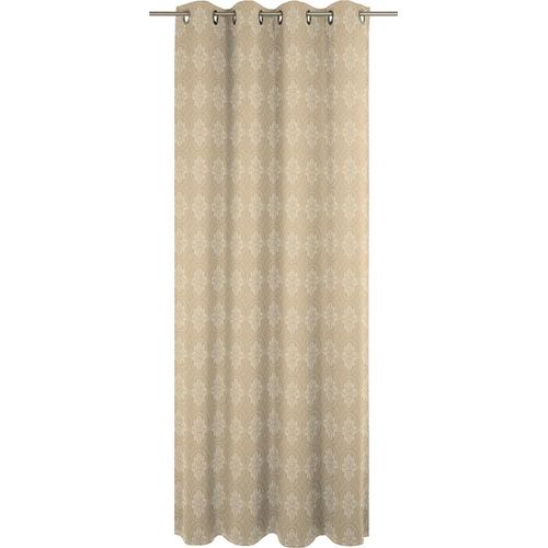 4004567195533 - Vorhang ADAM Vorhang Romantic Puligny Light aus 100 % Bio-Baumwolle Ösen (1 St) Gr 1 beige B145cm H145cm Jacquard Baumwolle (Bio-Baumwolle) Gardinen Vorhang Romantic Puligny Light aus 100 % Bio-Baumwolle Ösen (1 St)