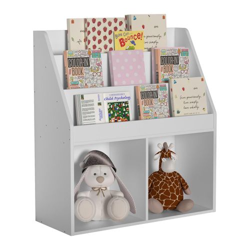 4051814439919 - Holzregal platzsparendes Kinder Regal Maße H 80 x B 73 x T 30 cm Elegantes Regal stehend Aufbewahrungsbox Bücherregal Aufbewahrungsregal - Besira M 4051814439919 - Holzregal platzsparendes Kinder Regal Maße H 80 x B 73 x T 30 cm Elegantes Regal stehend Aufbewahrungsbox Bücherregal Aufbewahrungsregal - Besira M