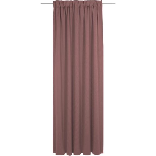 4004567311742 - Vorhang ADAM Uni Collection light Gr 1 rot (dunkelrot) B142cm H145cm Jacquard Baumwolle Gardinen Vorhang Uni Collection light aus Bio-Baumwolle Made in Germany
